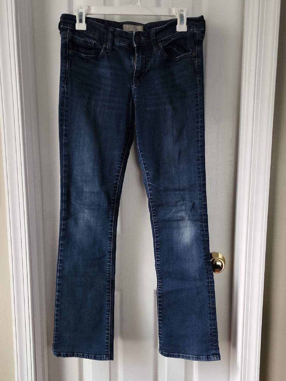 Banana Republic Dark Blue  Slim Bootcut Jeans Sz 6R EUC